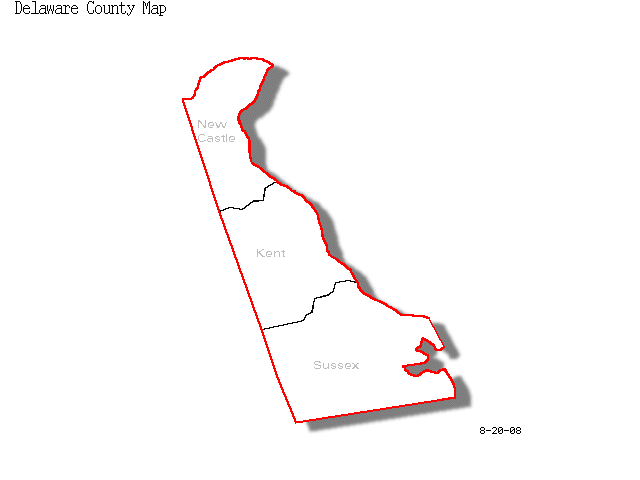 Delaware County Map